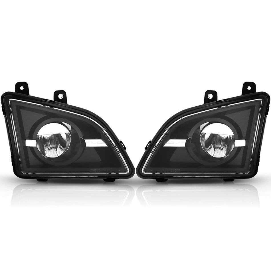 Volvo VNL Fog Light Assembly 2018-2026 - Fog Lamp - Black Housing