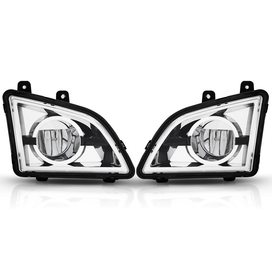 Volvo VNL Fog Light Assembly 2018-2026 - Fog Lamp - Chrome Housing
