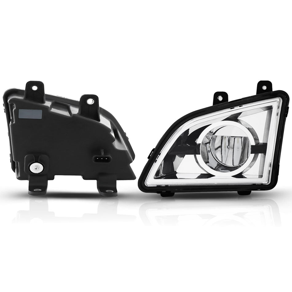 Volvo VNL Fog Light Assembly 2018-2026 - Fog Lamp - Chrome Housing