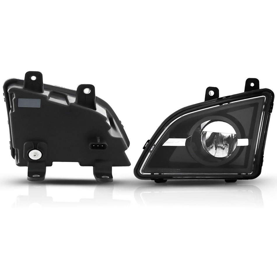 Volvo VNL Fog Light Assembly 2018-2026 - Fog Lamp - Black Housing