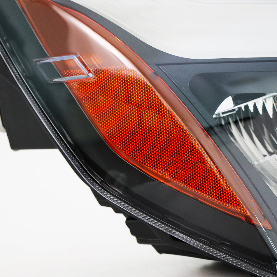Freightliner Cascadia Headlight 2018-2024 Reflective Headlamp Black Housing