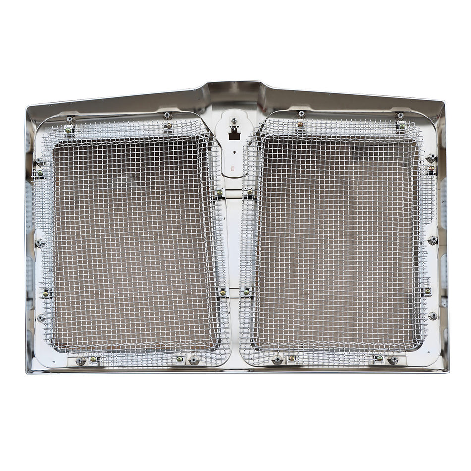 Kenworth T880 Front Grille Assembly Main Upper Grille with Integrated Bug Screen