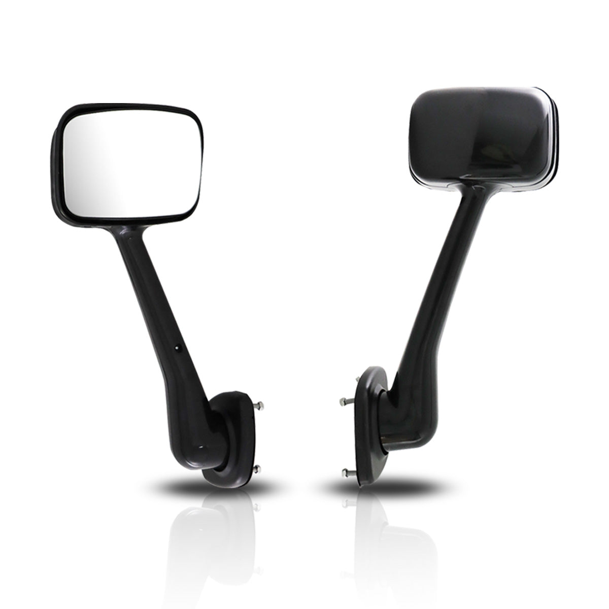 Freightliner Cascadia Hood Mirror Assembly 2008-2017 - Black Housing - Alternate Image 1