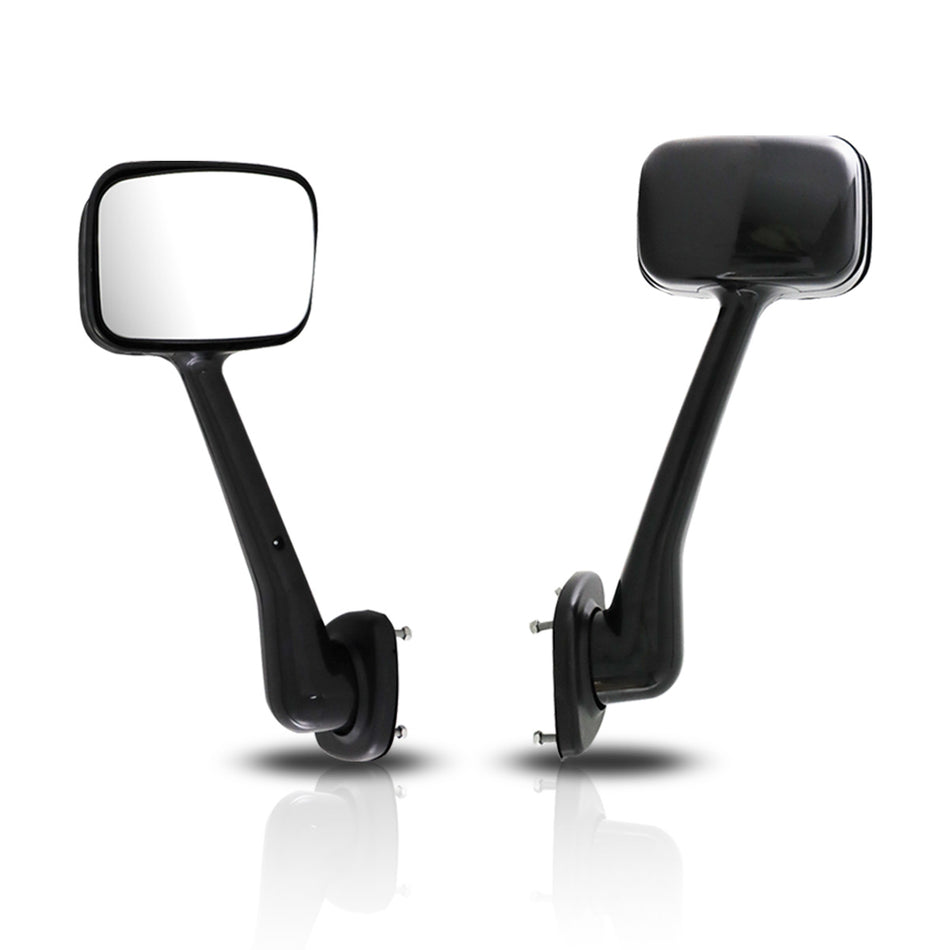 Freightliner Cascadia Hood Mirror Assembly 2008-2017 - Black Housing - Alternate Image 1