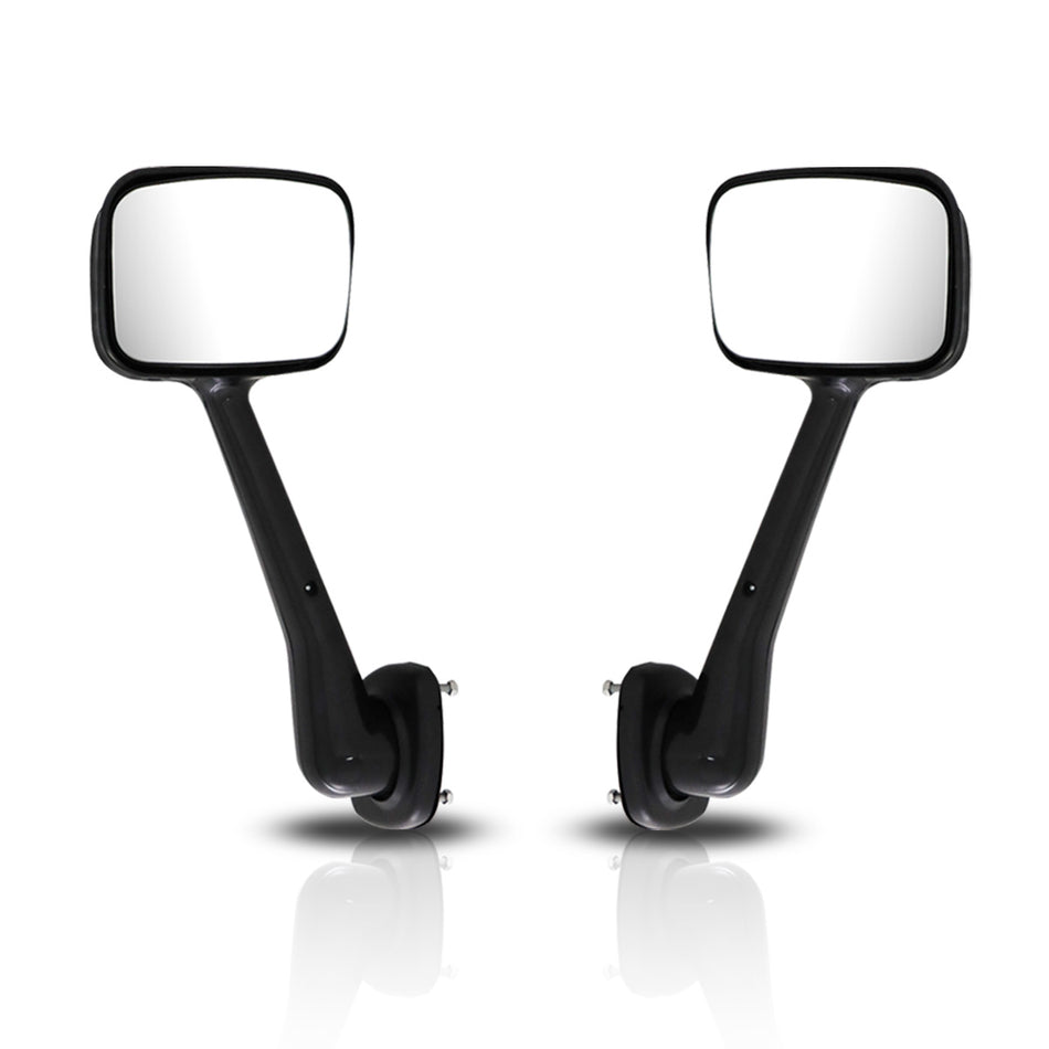 Freightliner Cascadia Hood Mirror Assembly 2008-2017 - Black Housing - Both Side