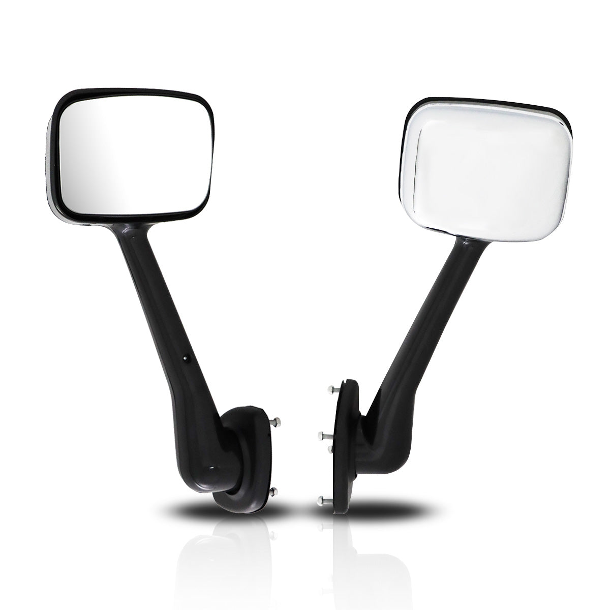 Freightliner Cascadia Hood Mirror Cover 2008-2017 - Chrome Housing - Both Side - Alternate Image 1