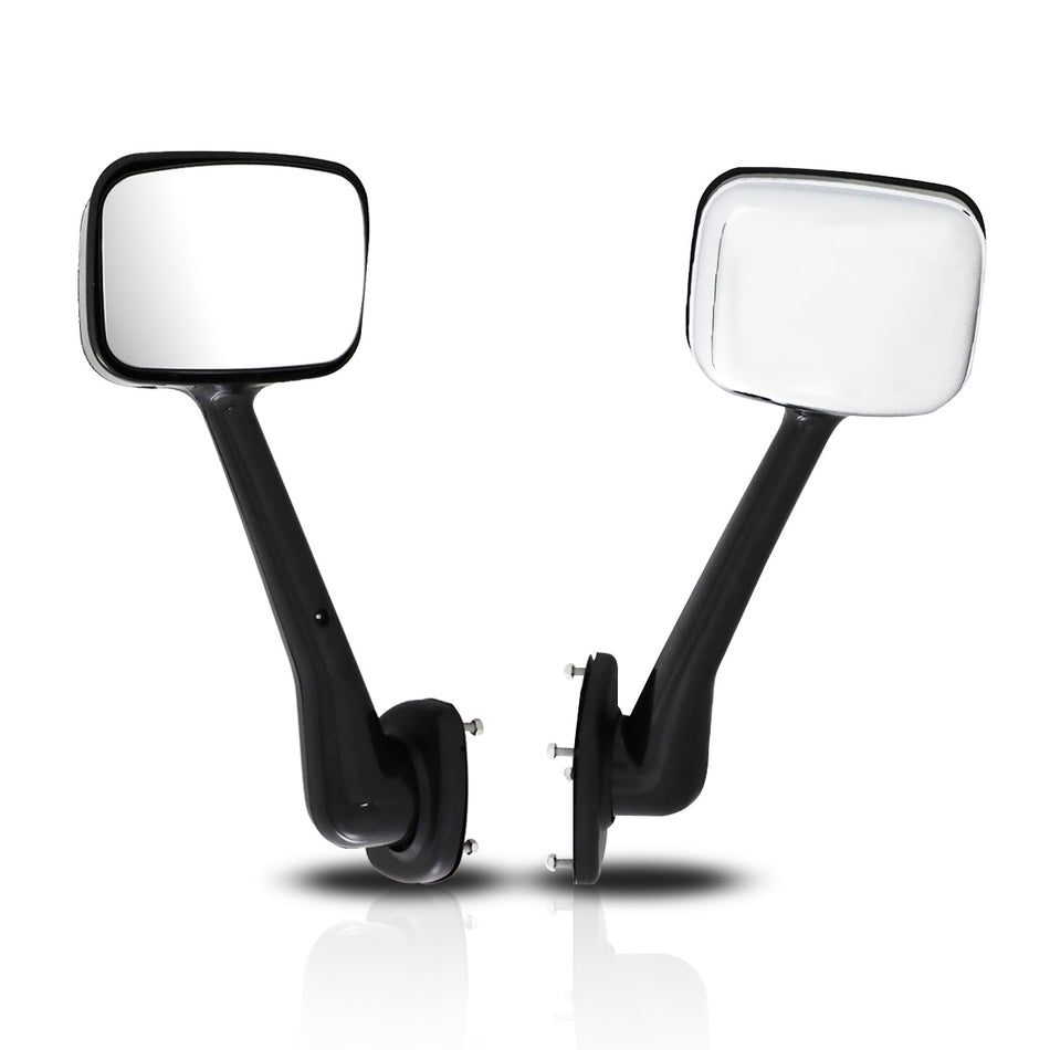 Freightliner Cascadia Hood Mirror Cover 2008-2017 - Chrome Housing - Both Side - Alternate Image 1