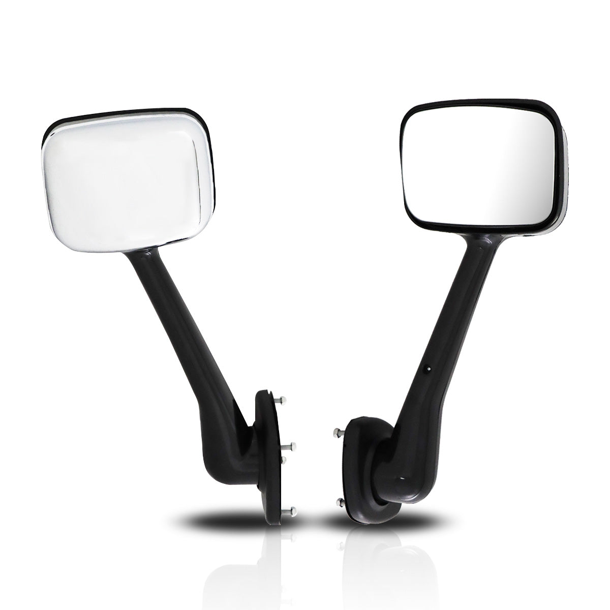 Freightliner Cascadia Hood Mirror Cover 2008-2017 - Chrome Housing - Both Side - Alternate Image 2