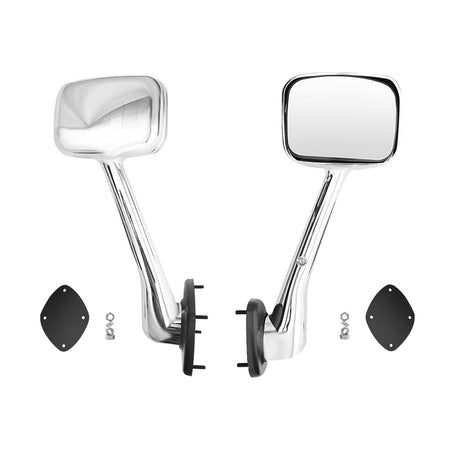Freightliner Cascadia Hood Mirror Assembly 2008-2017 - Chrome Housing - Both Side - Alternate Image 2