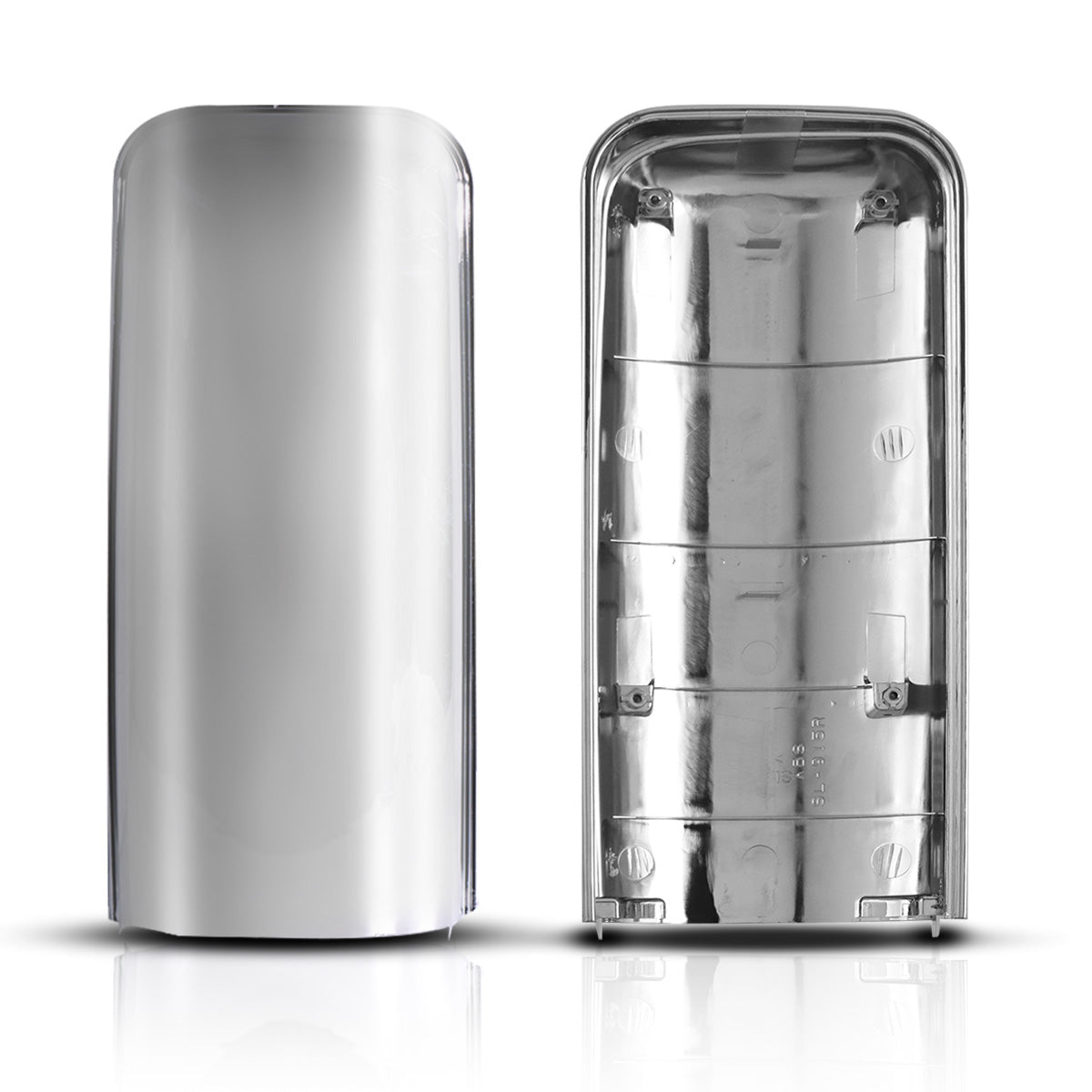 Freightliner Cascadia Door Mirror Cover 2008-2017 - Chrome Housing Cap - Alternate 1