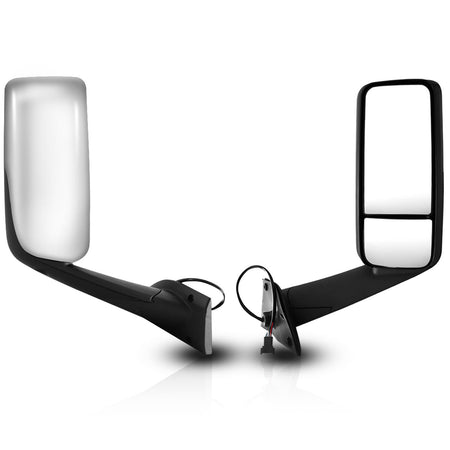 Freightliner Cascadia Door Mirror Assembly 2018-2024 - Chrome Housing - Alternate 2