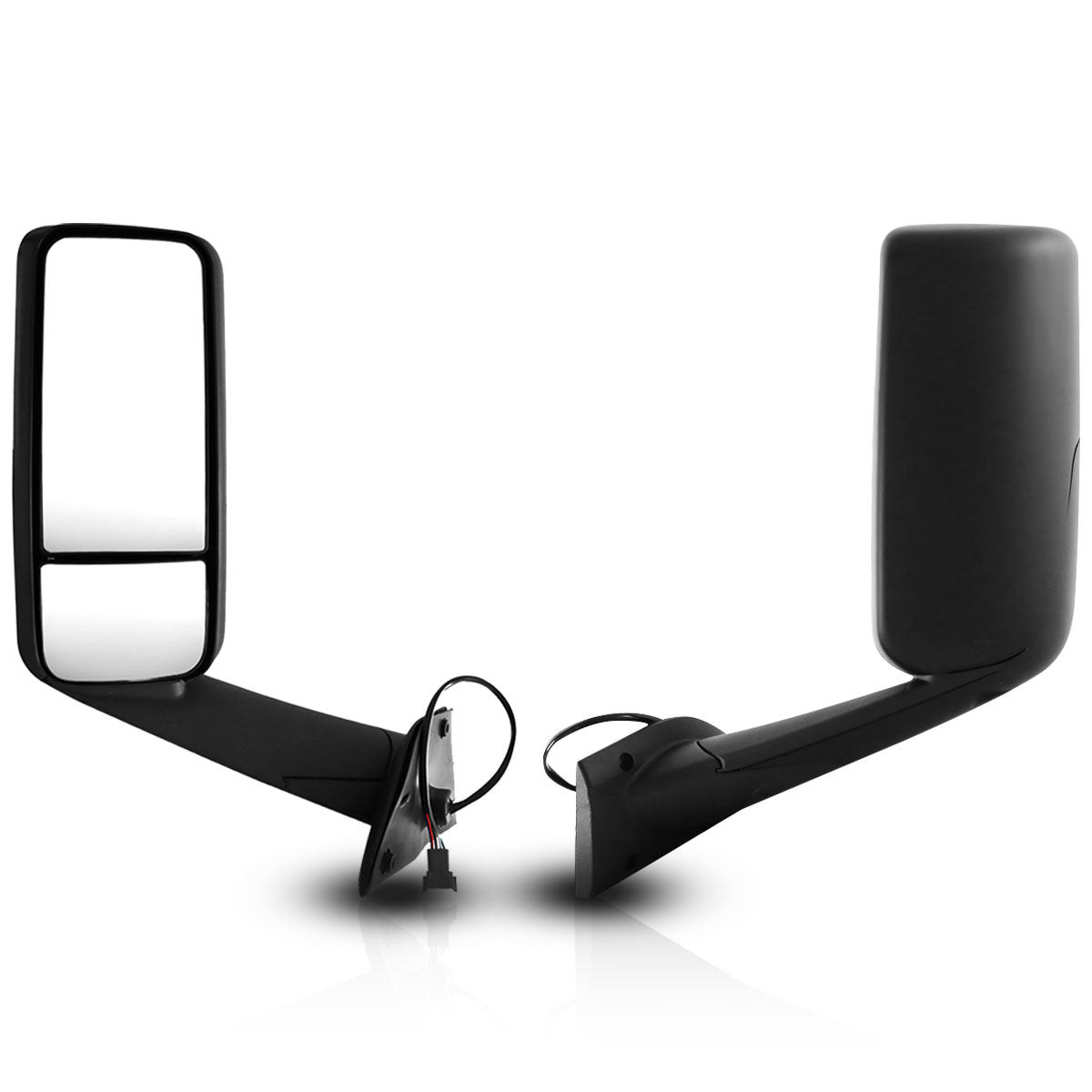Freightliner Cascadia Door Mirror Assembly 2018-2024 - Black Housing - Alternate 1