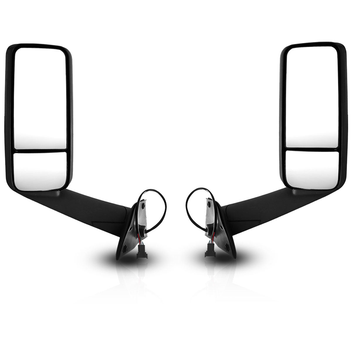 Freightliner Cascadia Door Mirror Assembly 2018-2024 - Black Housing - Both Side