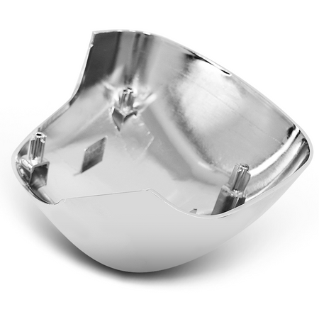 Freightliner Cascadia Hood Mirror Cover 2018-2024 - Chrome Housing Cap - Alternate 4