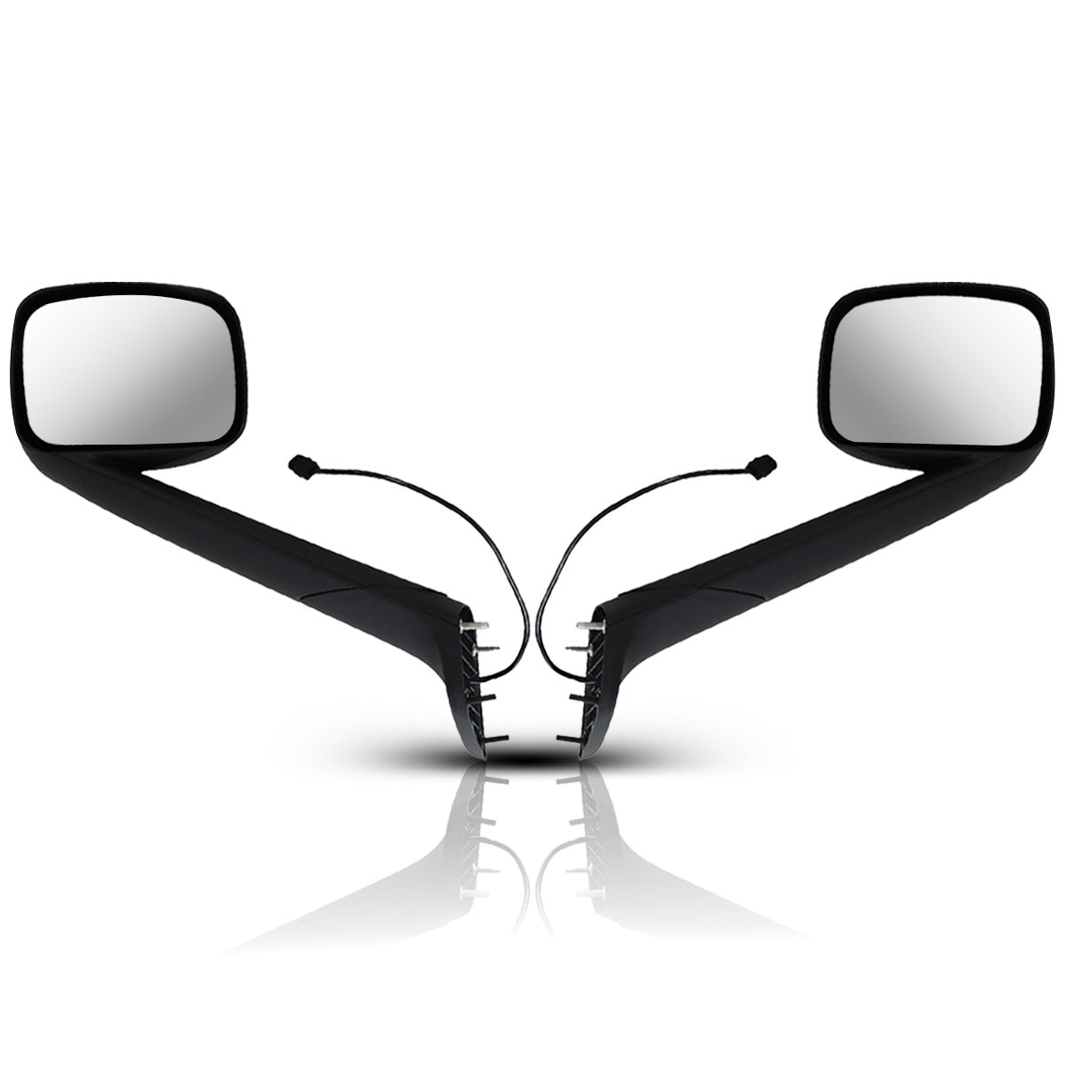 Freightliner Cascadia Hood Mirror Assembly 2018-2024 - Chrome Housing - Both Side