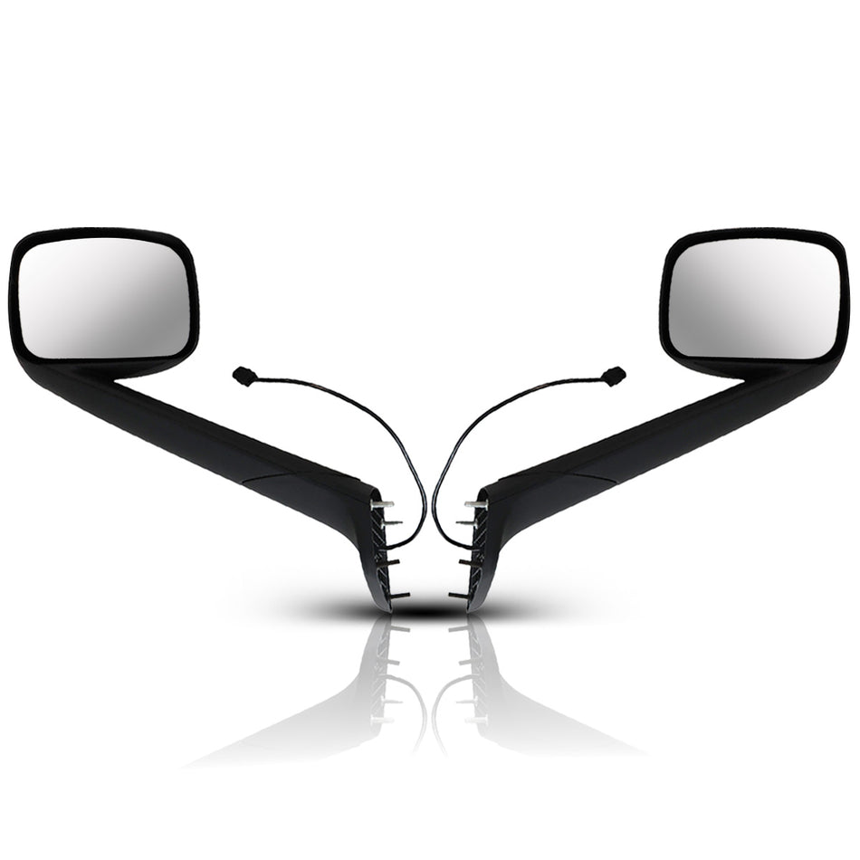 Freightliner Cascadia Hood Mirror Assembly 2018-2024 - Chrome Housing - Both Side