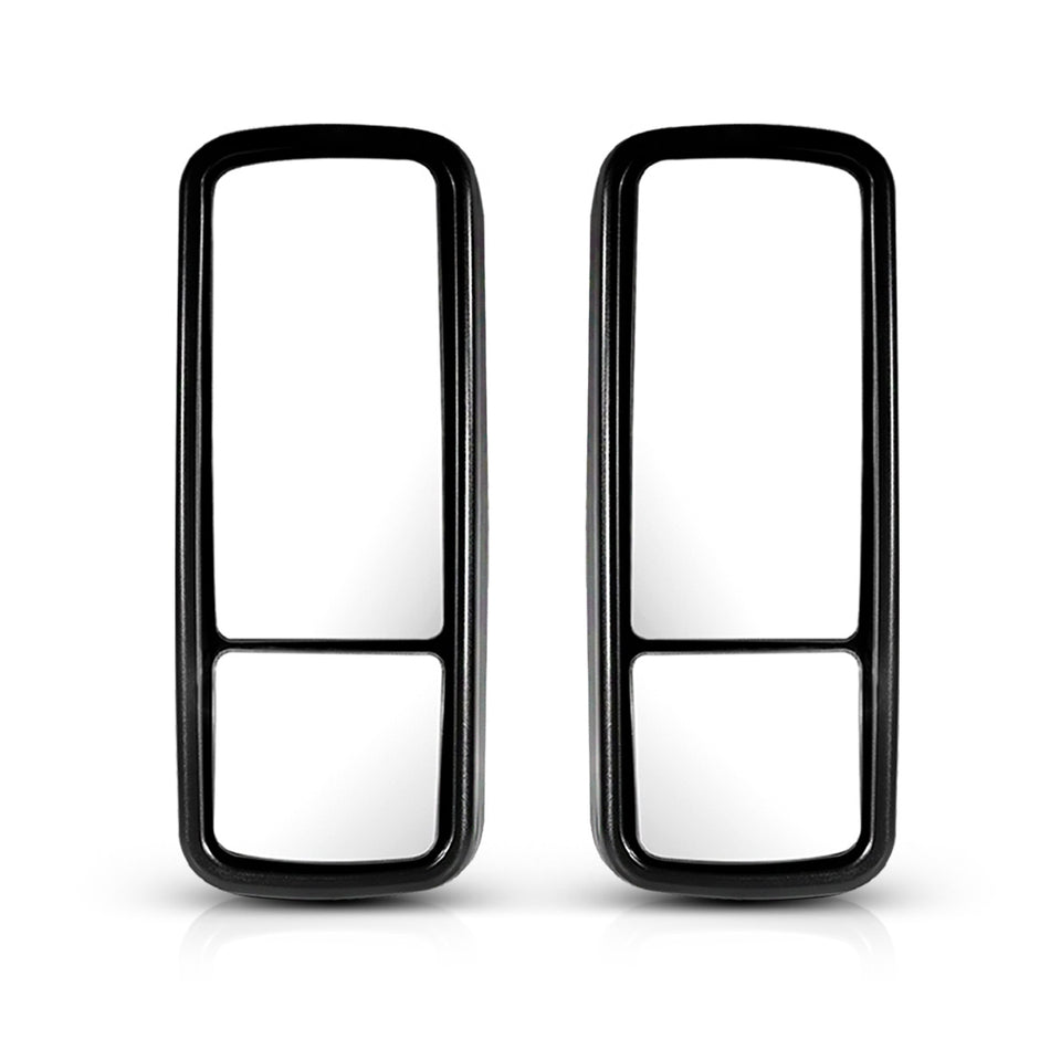 Freightliner Columbia Door Mirror with Cover - Chrome Housing Cap