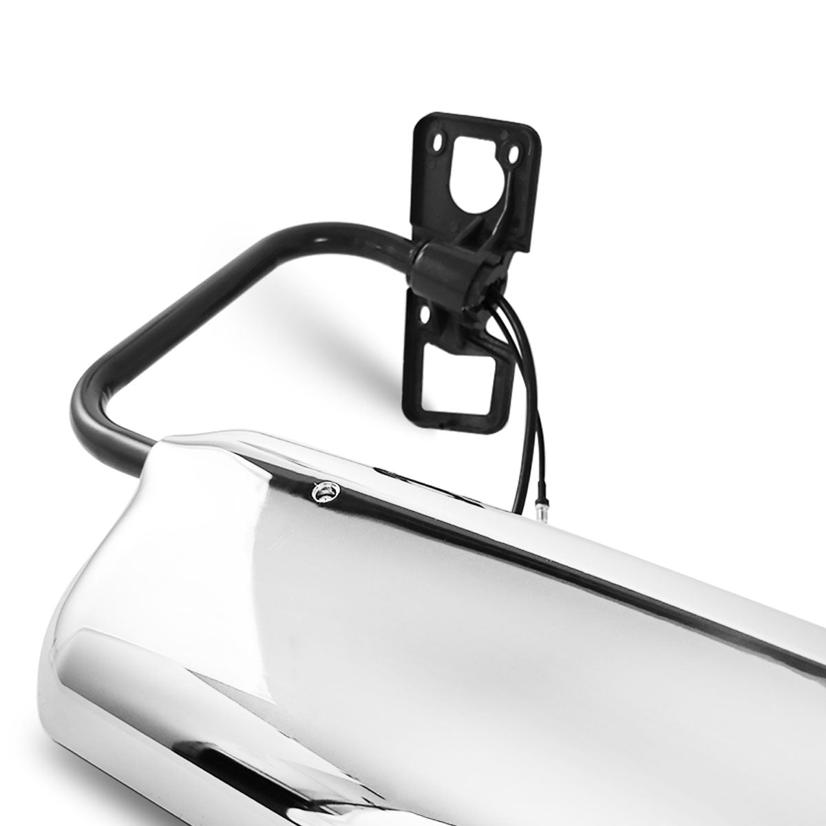 Freightliner Columbia Door Mirror Cover - Chrome Housing Cap - Alternate 4