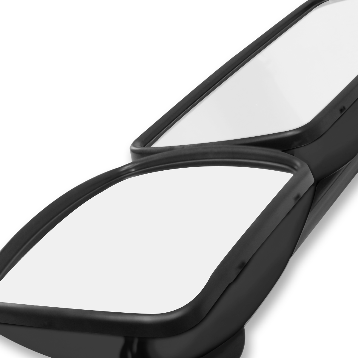 Freightliner Columbia Door Mirror Assembly - Main Side Mirror with Mounting Bracket & Arm - Black Housing - Alternate 3