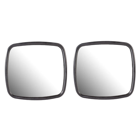 Freightliner M2 Business Class Side Mirror - Small Lower Convex Mirror - Chrome Housing - Both Side