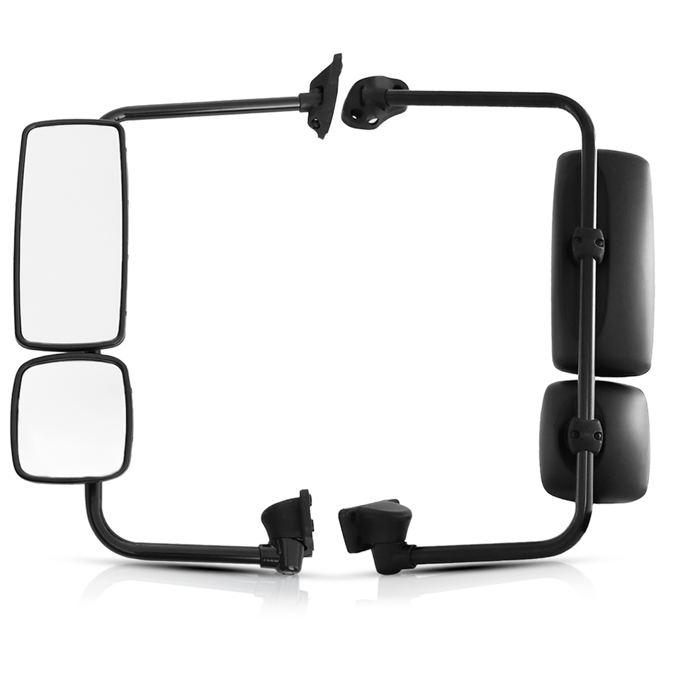 Freightliner M2 Business Class Side Mirror Assembly - Complete Black Door Mirror - Alternate 1