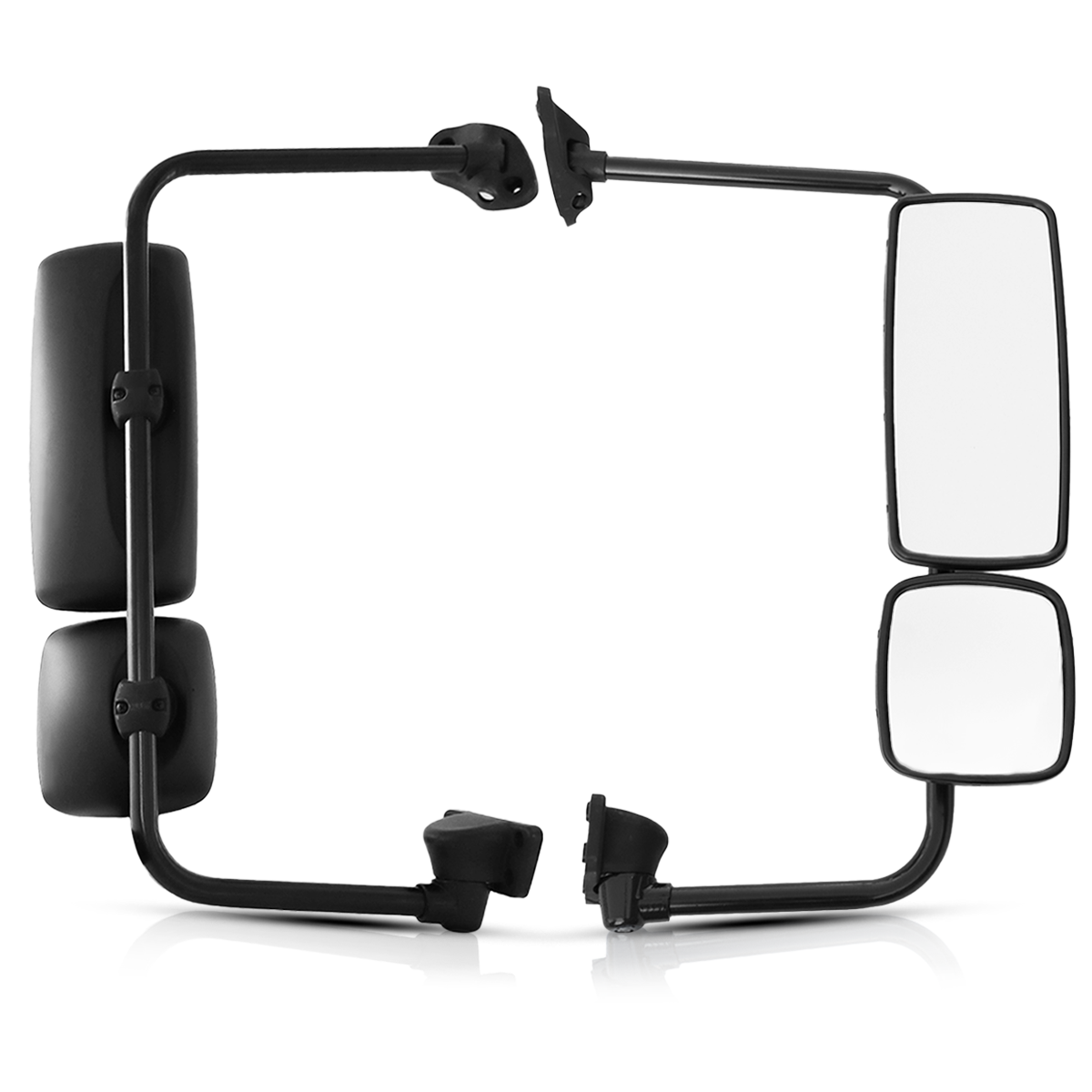 Freightliner M2 Business Class Side Mirror Assembly - Complete Black Door Mirror - Alternate 2