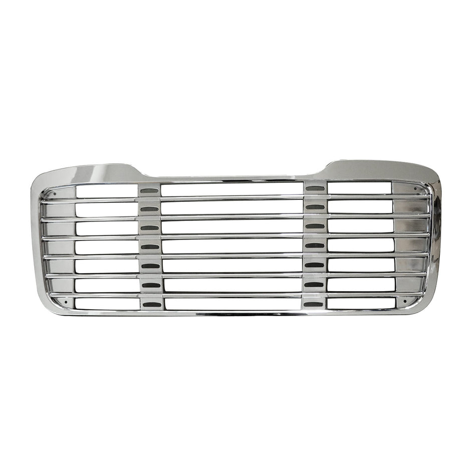 Freightliner M2 Business Class Front Grille - Main Upper Grille with Bug Screen - Chrome Housing
