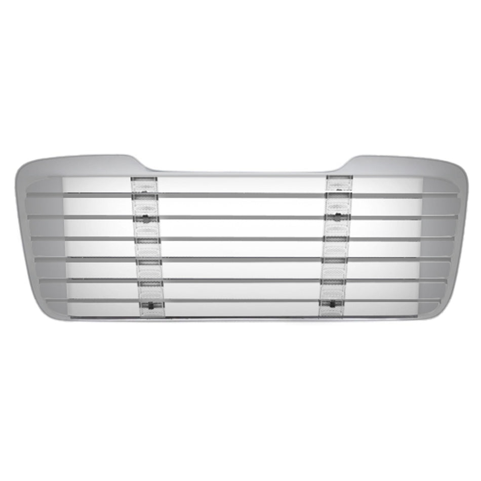 Freightliner M2 Business Class Front Grille - Main Upper Grille without Bug Screen - Black paintabe Housing
