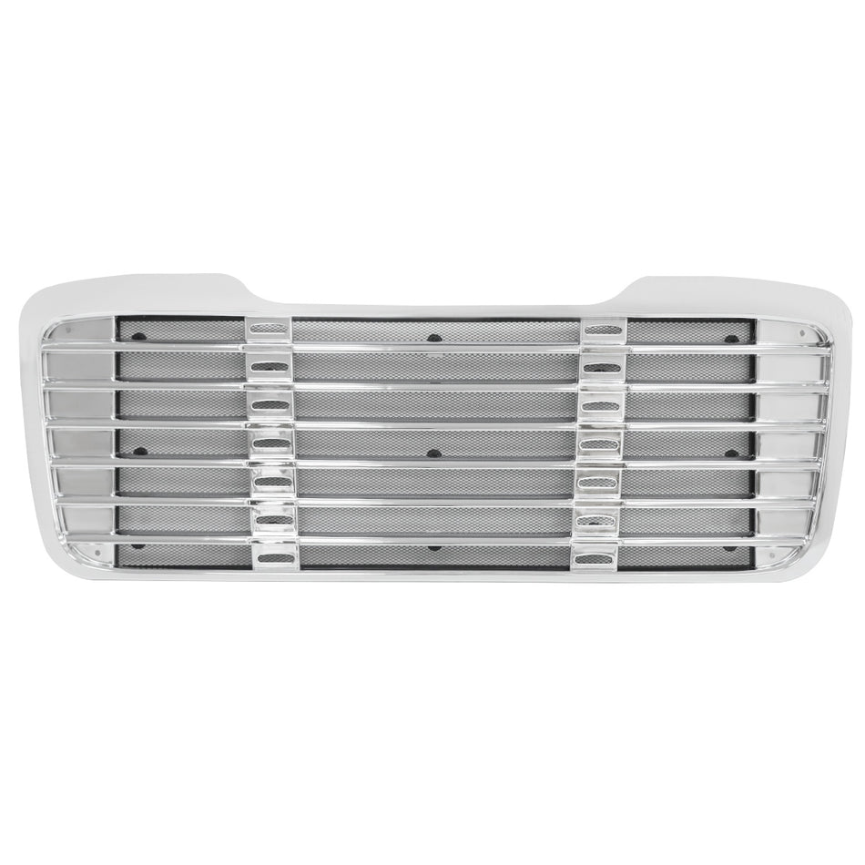 Freightliner M2 Business Class Front Grille - Main Upper Grille with Bug Screen - Black paintabe Housing