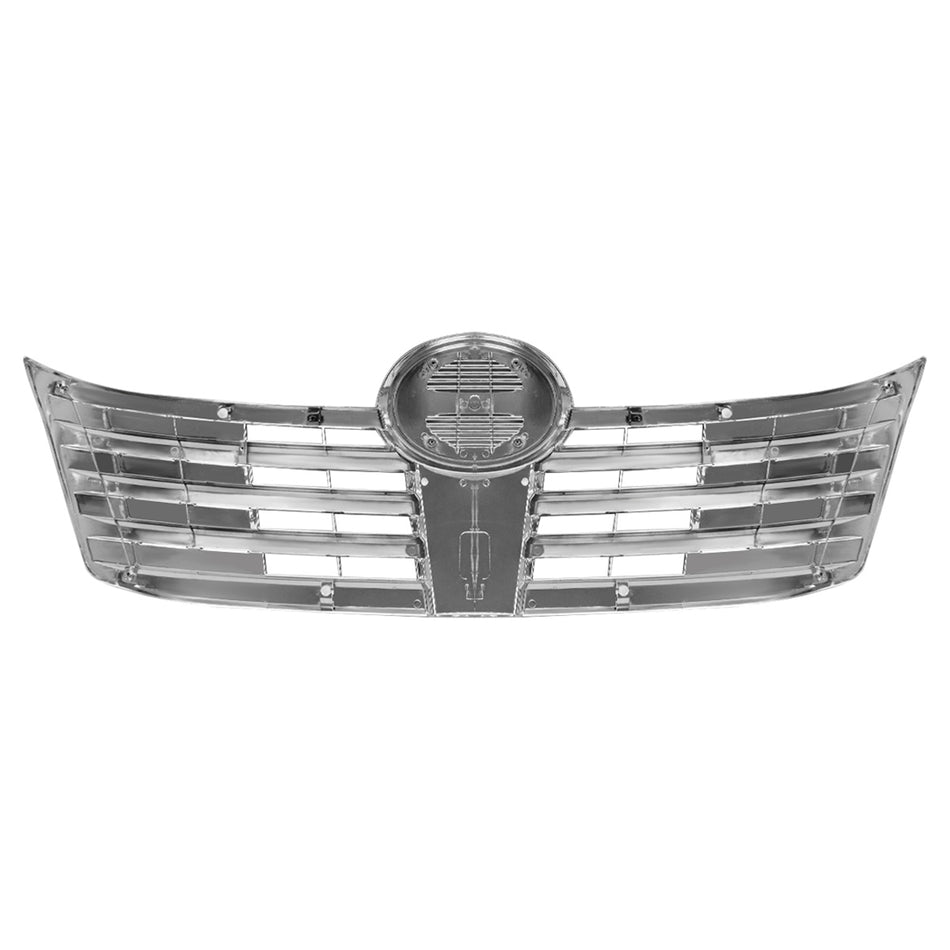 Hino 238, 258, 268, 338 Front Grille 2005-2009 - Main Upper Grille - Chrome Housing