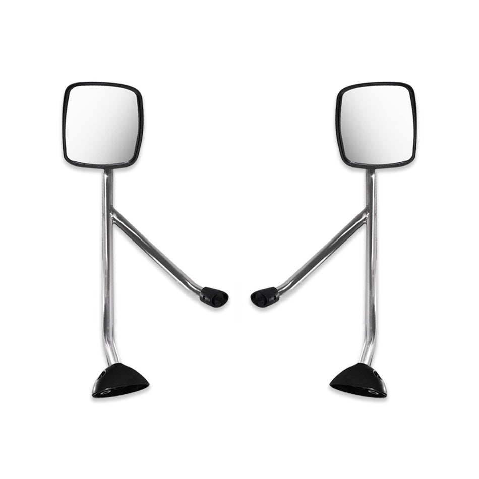 International DuraStar 4300 Hood Mirror Assembly - Chrome Housing - Both Side