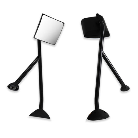 International ProStar Hood Mirror Assembly - Complete Black Paintable Housing - Alternate 1