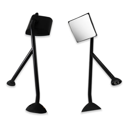 International ProStar Hood Mirror Assembly - Complete Black Paintable Housing - Alternate 2