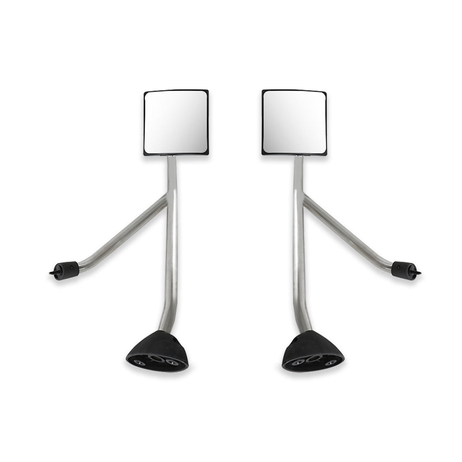 International ProStar Hood Mirror Assembly - Complete Chrome Housing - Both Side