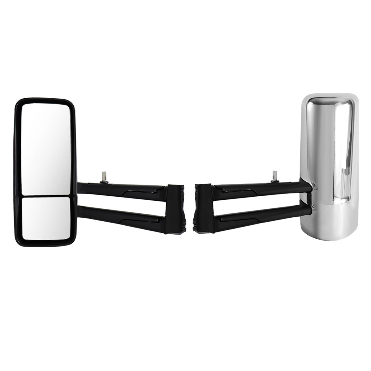 Kenworth T680 Door Mirror Cover Assembly 2005-2021 - Chrome Housing Caps - Alternate 2