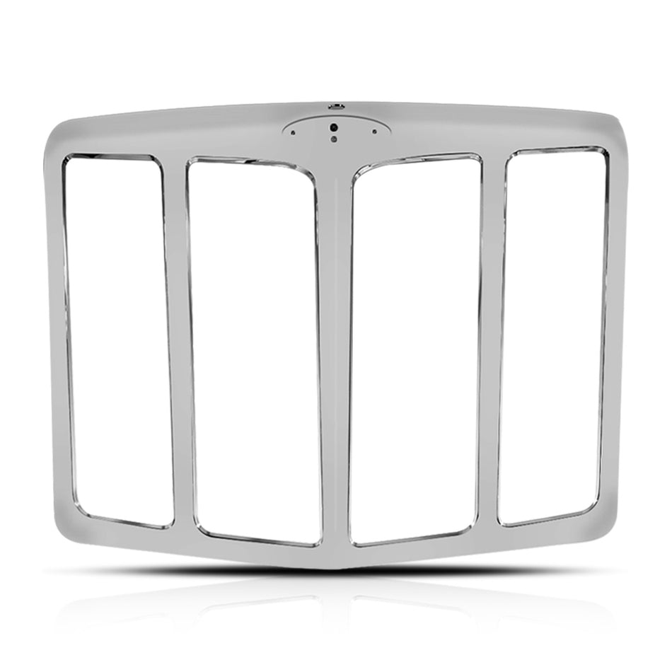 Peterbilt 579 Front Grille 2013-2022 - Main Upper Grille without Bug Screen - Chrome Housing