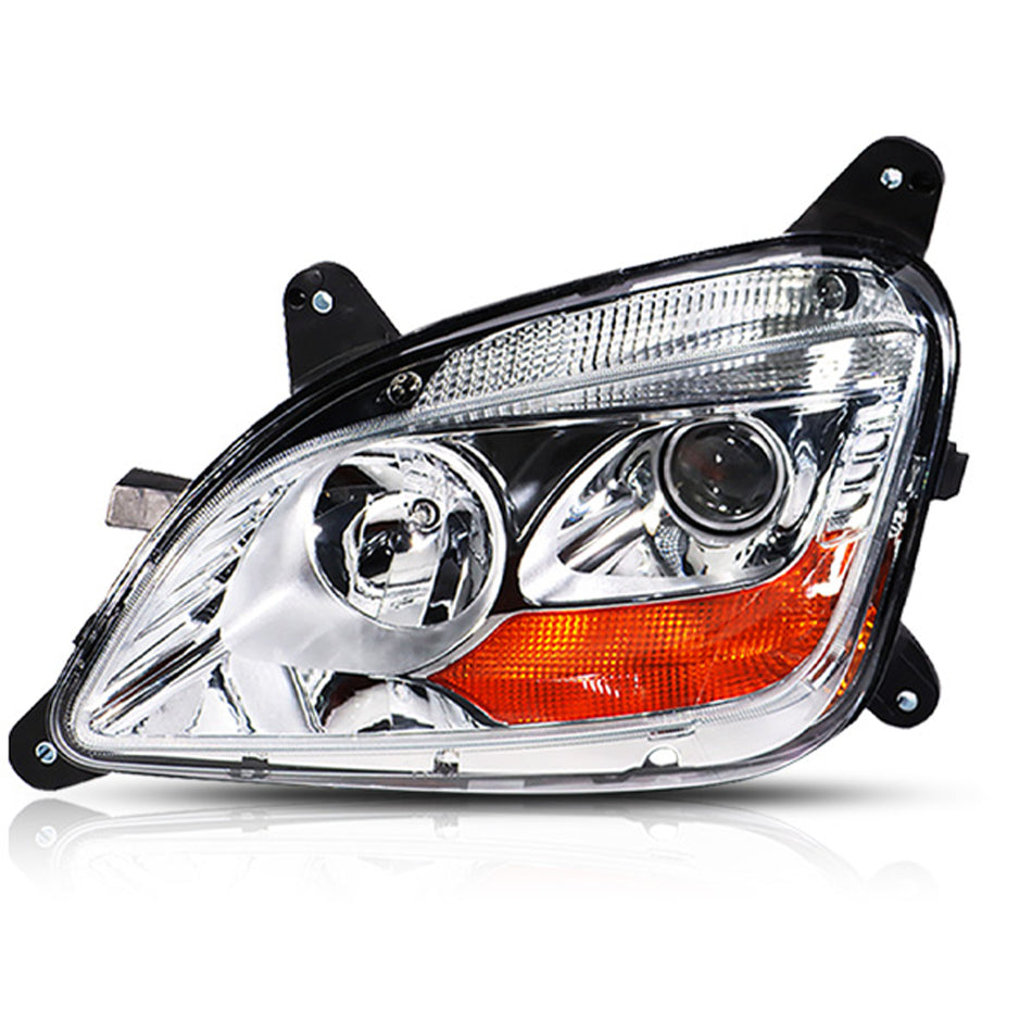 Peterbilt 579 Headlights Assembly 2013-2022 - Headlamp - Chrome Housing