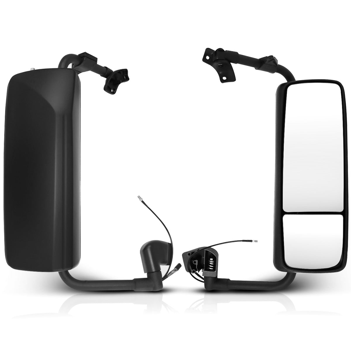 Volvo VNL Door Mirror Assembly 1997-2017 - Complete Black Side Mirror - Alternate 2