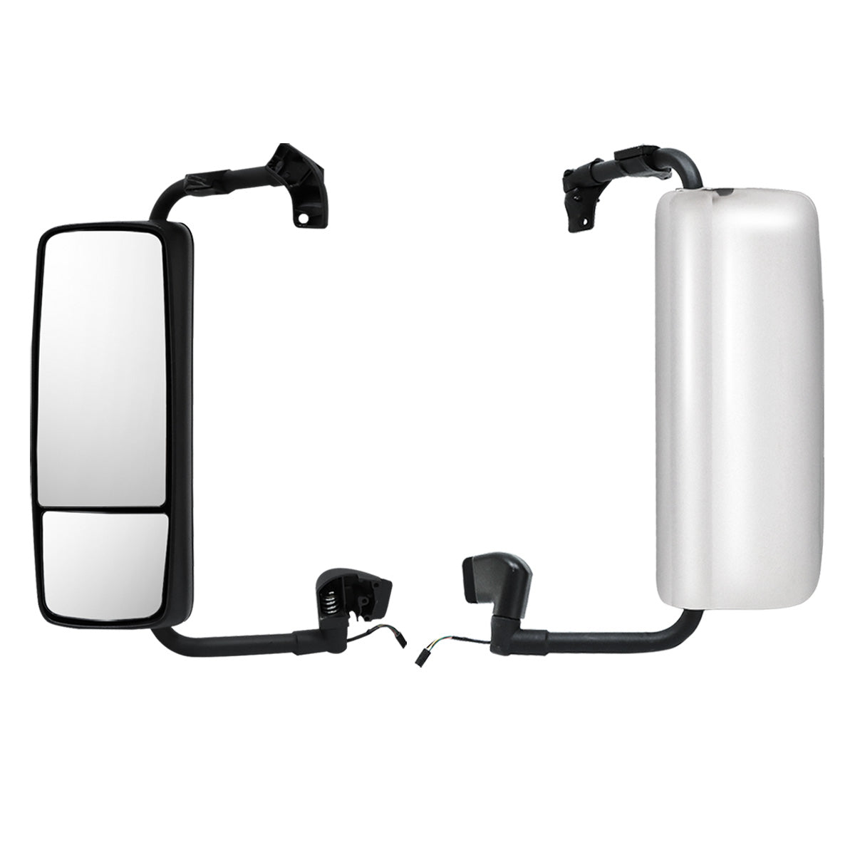 Volvo VNL Door Mirror Assembly 1997-2014 - Complete Chrome Side Mirror - Alternate 1