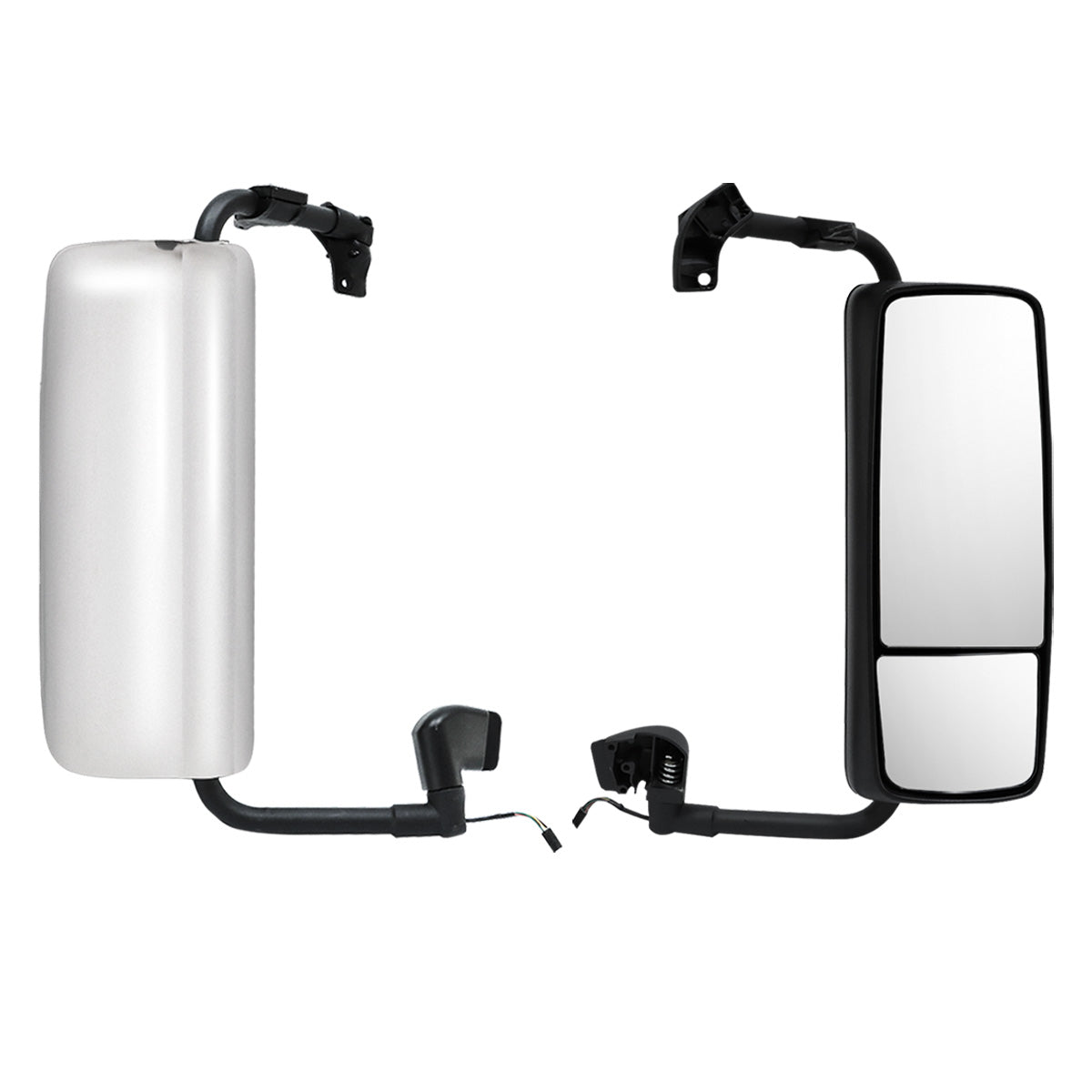 Volvo VNL Door Mirror Assembly 1997-2014 - Complete Chrome Side Mirror - Alternate 2