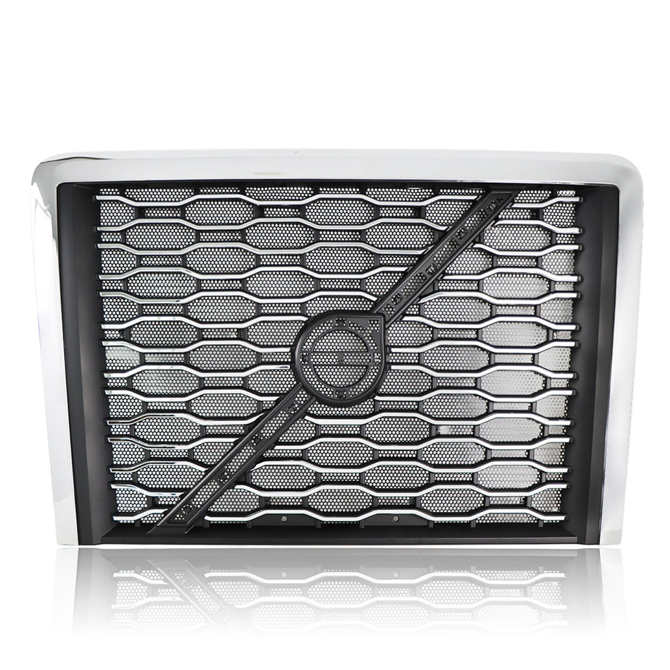 Volvo VNL Front Grille 2018-2024 - Main Upper Grille with Integrated Bug Screen